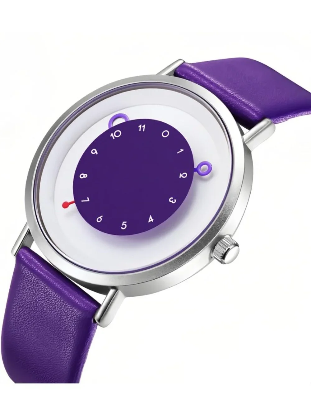 Minimalist Casual Unisex Quartz Watch - Unique Hands, Waterproof Sports